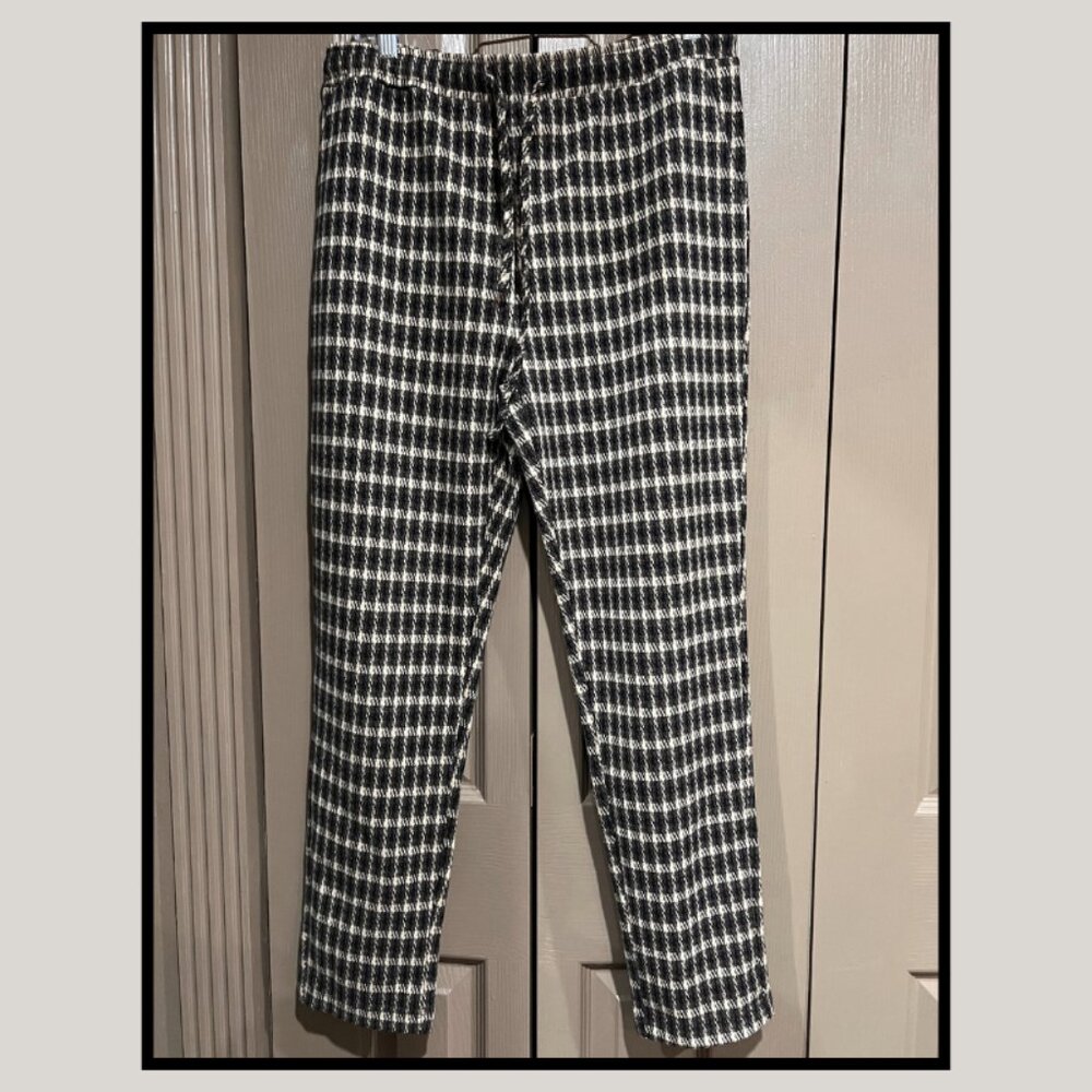 FORE Plaid Drawstring Brown Pants